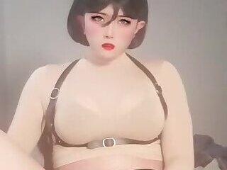 hot sexy korean cd sissy Saerom(cd새롬) masturbation cum 1