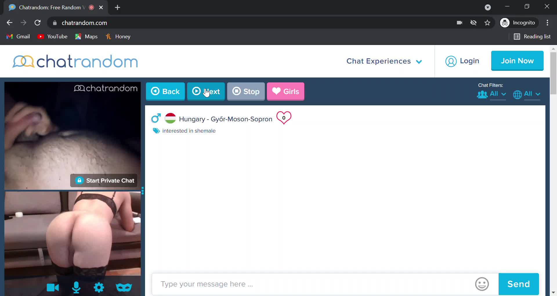 Chatrandom girl